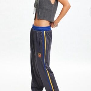 Jaded London Gray and Blue Track Pants